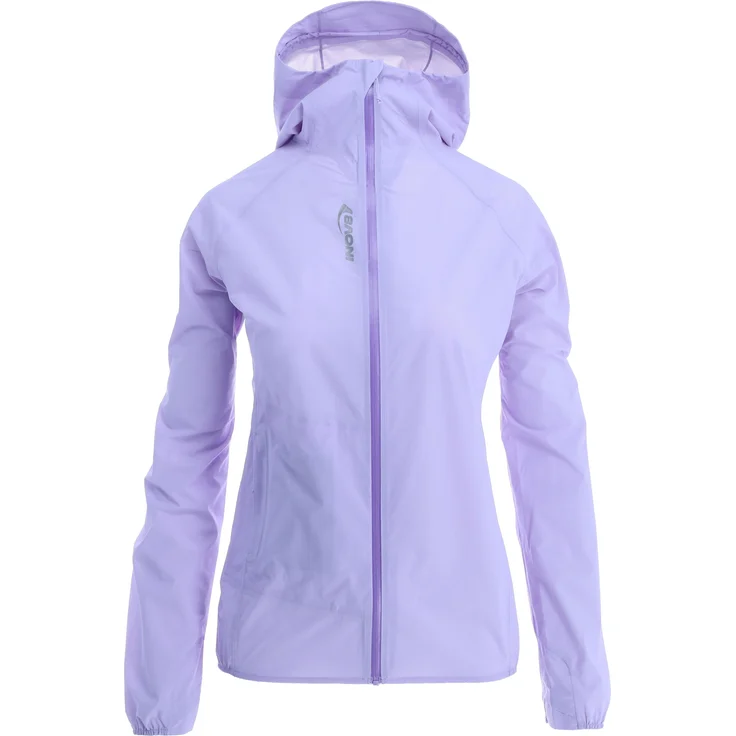Inov-8 STORMSHELL V2 W, Leichte Skijacke für Damen, wasserabweisend und winddicht, lila, Größe 34