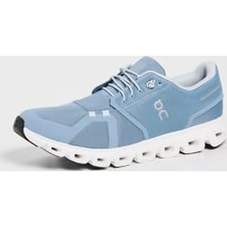 ON Running Cloud 6, Herren Sneakers Laufschuhe in Chambray-White, Größe EU 42 (US 8.5) – Bild 2