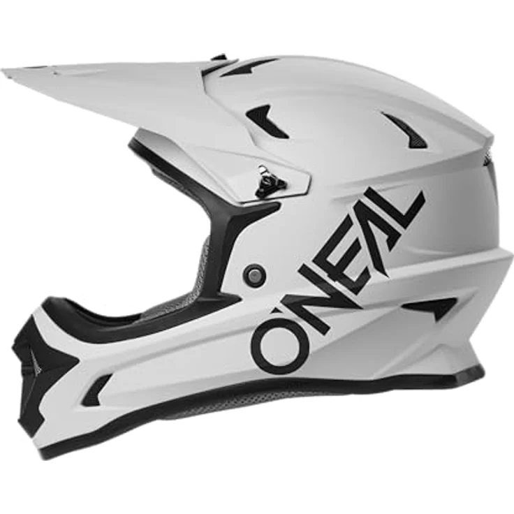 O'Neal Sonus Helm Solid Light Gray, MTB Helm mit ABS Außenschale und Fidlock Magnetverschluss, Größe XL – Bild 3