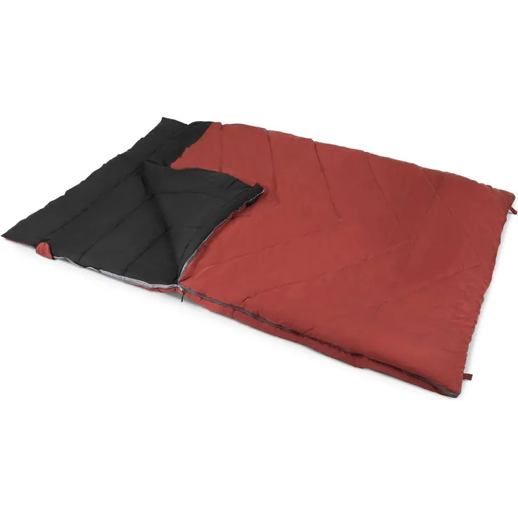 Kampa Schlafsack, 225 cm für 2 Personen, rot