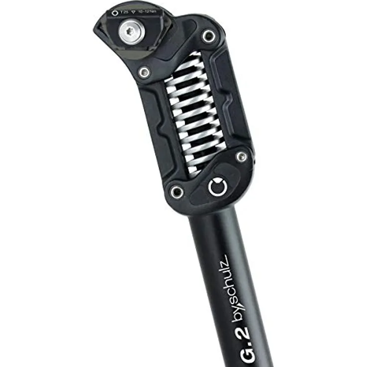 By Schulz G.2 Fahrrad Sattelstütze LT 31,6 Parallelogramm gefedert, 380mm, bis 150 kg belastbar