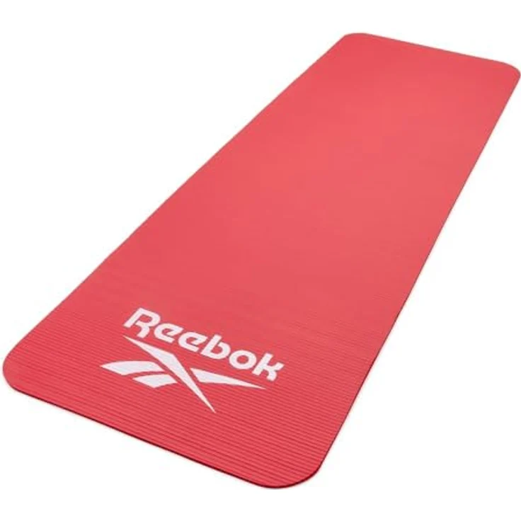 Reebok Training Mat - 7mm Schaumstoffpolsterung, griffige Oberfläche, rot – Bild 2
