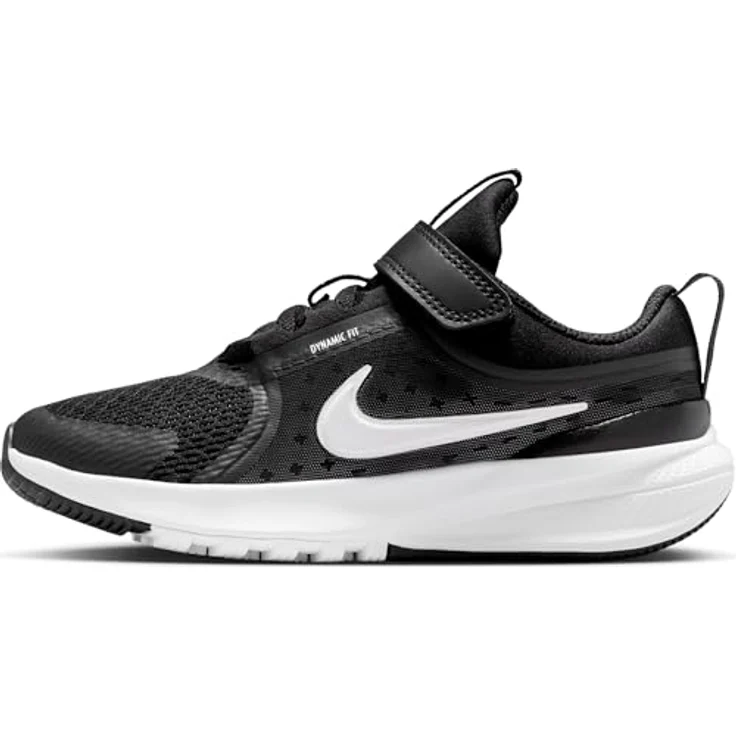 Nike Star Runner 5, Laufschuhe für Kinder mit federnder Dämpfung und atmungsaktivem Mesh-Obermaterial, schwarz – Bild 1