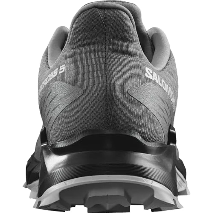 Salomon Alphacross 5, Herren Laufschuhe mit Mesh-Obermaterial, Contagrip Sohle, grau, Größe 46 – Bild 4