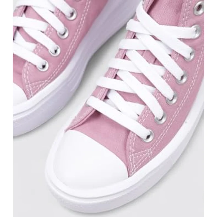 Converse Chuck Taylor A13128C All Star Move High, knöchelhohe Laufschuhe für Jugendliche, atmungsaktives Obermaterial, Rosé, Größe 6 UK - 39 EU - 6,5 US – Bild 4