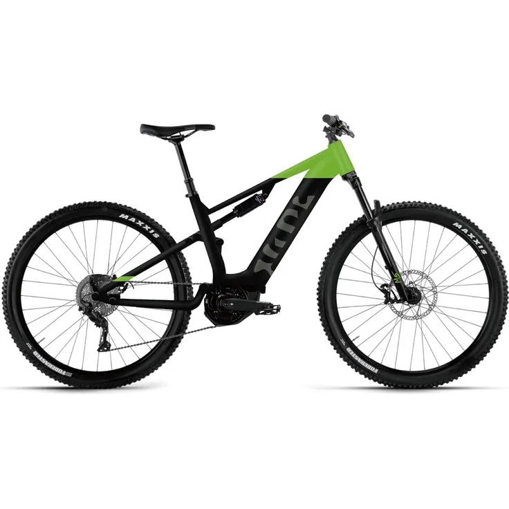SachsenRAD E-Racing Mountainbike M5 Centro, 29 Zoll E-MTB mit 110 Nm Mittelmotor, 12-Gang Shimano, vollgefedert, bis 180 km Reichweite, schwarz