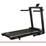 HAMMER Laufband Q. VADIS 7.0, 90% vormontiertes Laufband, senkrechte Klappfunktion, LCD-Anzeige, App-Steuerung, Kinomap, Zwift, 30 Programme, 3 PS, 22 km/h, 181 x 83 x 133 cm