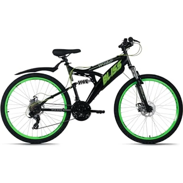 WYLD Mountainbike Fully 26'' Bliss, 21 Gänge, RH 47 cm, mechanische Scheibenbremsen, für Körpergröße 170-185 cm