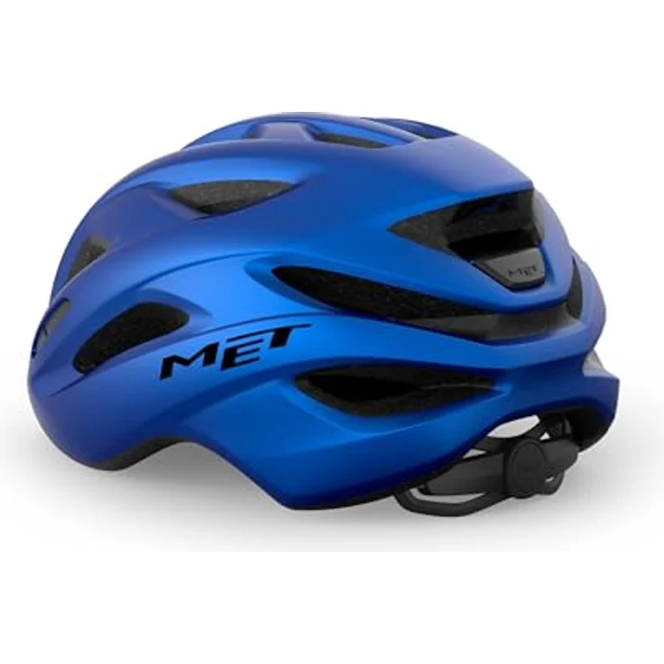 MET Idolo Helm, hochwertiger Rennradhelm in Blau Metallic Matt, Größe 52-59 cm, mit Safe-T-Klassensystem, 17 Lüftungsöffnungen und handwaschbarer Innenpolsterung – Bild 2
