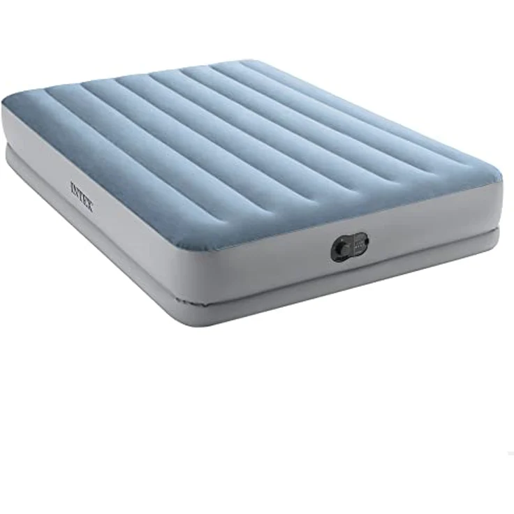 Intex Luftmatratze Intex 64159 QUEEN DURA-BEAM COMFORT AIRBED Luftbett (L x B x H) 203 x, integrierte USB-Pumpe, beflockte Oberseite – Bild 2