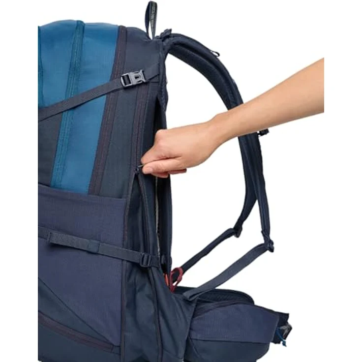 VAUDE Wizard 30+4, Multifunktionaler Wanderrucksack mit ErgoShape-Schultergurten und erweiterbarem Volumen, recyceltes Polyamid – Bild 4