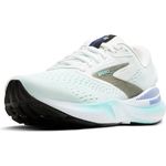 Brooks Adrenaline GTS 24 Laufschuhe Damen, stabilisierende Laufschuhe für Überpronation, atmungsaktives Mesh-Obermaterial, dämpfende DNA LOFT v3-Mittelsohle, Gummi-Außensohle, grau