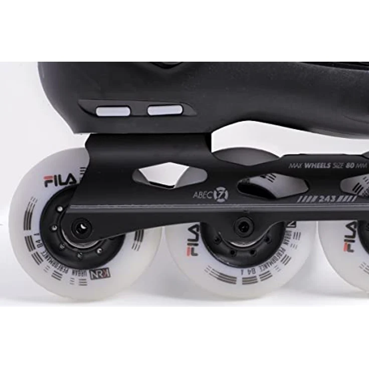 Fila NRK Pro Black, Unisex Inline-Skates mit ABEC 7 Lagern, 80 mm Rädern und verstellbarem Aluminiumrahmen – Bild 4
