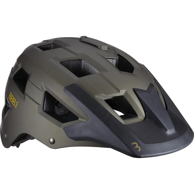 BBB Nanga, Velohelm (58 - 61 cm) mit Kamerahalterung, 15 Luftschlitze und großem Visier für optimalen Schutz