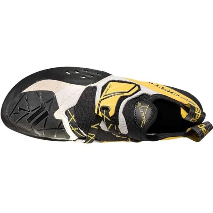 La Sportiva Solution Herren Kletterschuhe, weiß, mit Schnellverschluss und abriebfester Gummisohle, Größe 38 – Bild 7