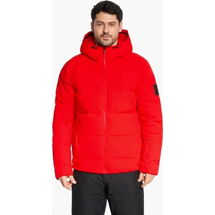 Ziener Herren TYERS-Z Ski-Jacke, warm, atmungsaktiv, wasserdicht, mit Comfortemp® Wattierung, rot – Bild 3