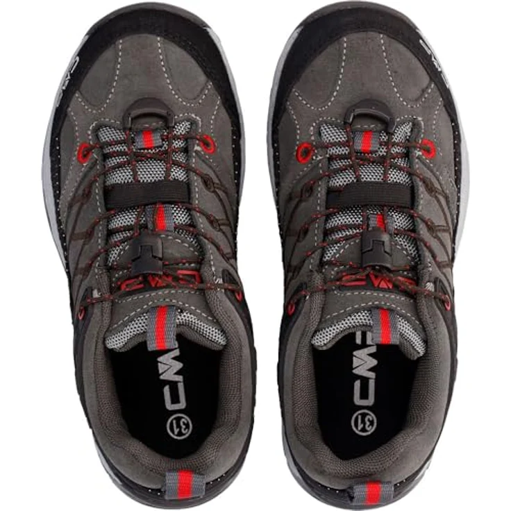 CMP Rigel Low 3Q1324470UU, Wanderschuhe mit wasserdichter Eigenschaft, Schnellschnürsystem und stark profiliertem Außensohle – Bild 5