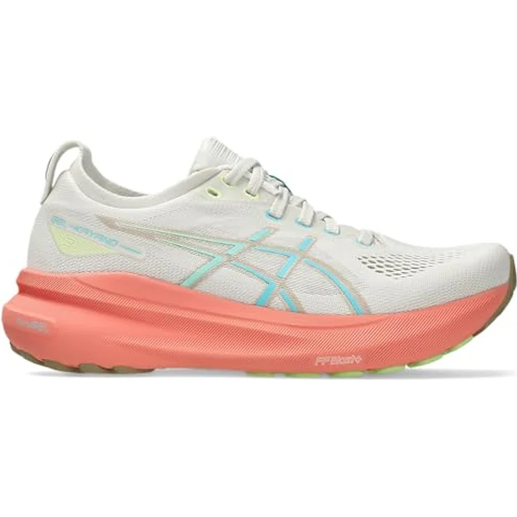 ASICS Performance Gel Kayano 31, Damen Laufschuhe mit Gel-Technologie, mehrfarbig (birch/energy aqua) – Bild 7
