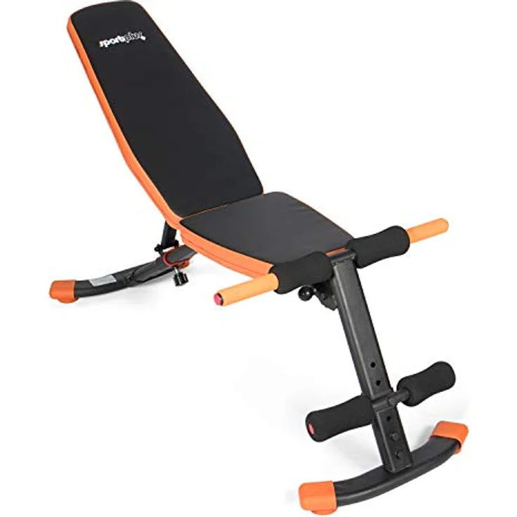 SportPlus | Newest edition | multifunktionale Trainingsbank | Sit-Up Bank mit 6-stufig einstellbarer Rückenlehne (-24°/0°/19°/36°/53°/79°), Fitnessbank für Ganzkörpertraining, platzsparend, bis 100 kg – Bild 2