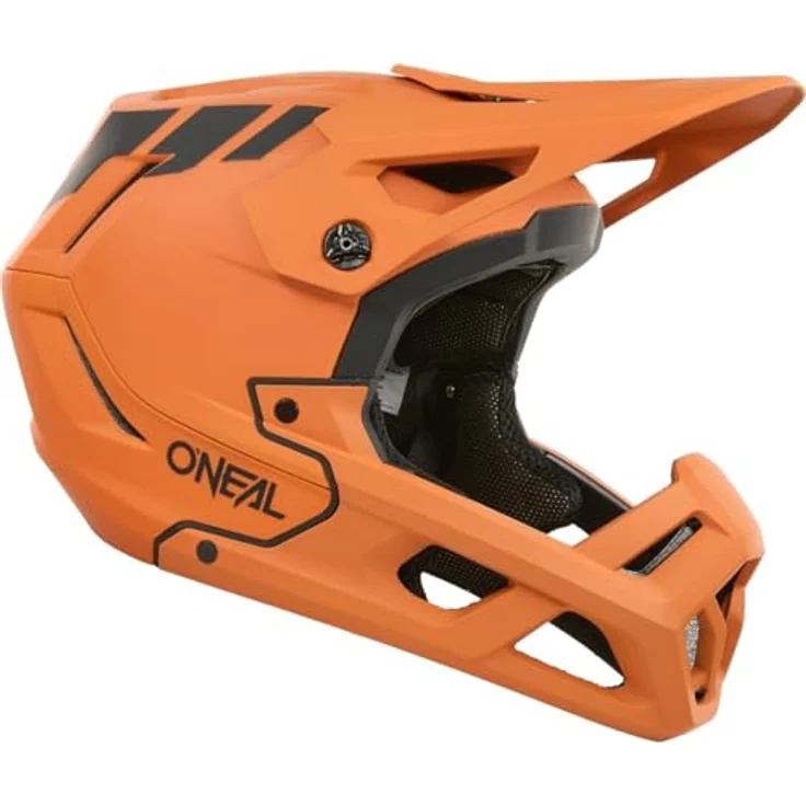 O'Neal SL1 CREST, leichter Enduro Full-Face Helm, orange/schwarz, L (59/60 cm) mit optimaler Belüftung und Fidlock Magnetverschluss – Bild 7