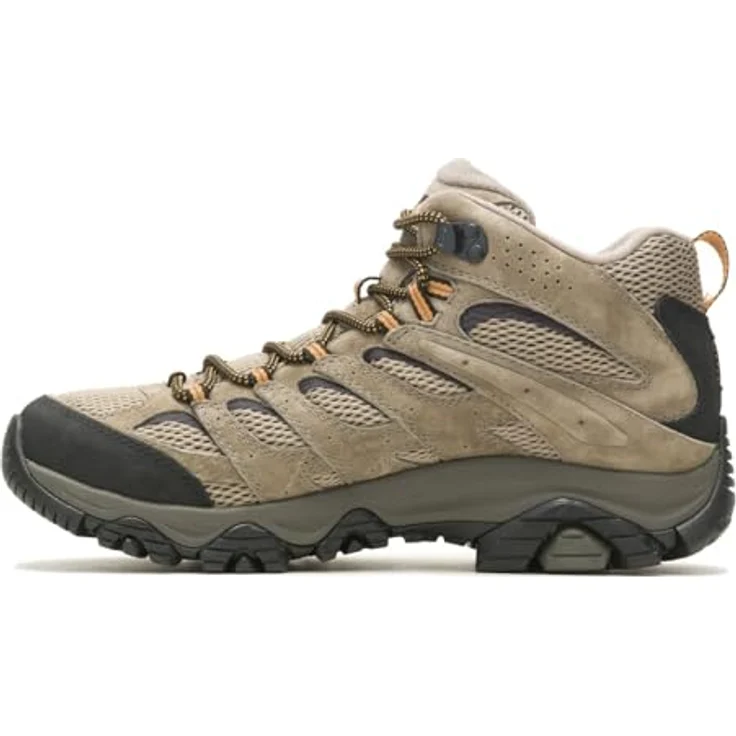 Merrell Moab 3 Mid GTX, Herren Wanderschuhe, wasserdicht, atmungsaktiv, beige, Größe 41.5 – Bild 4