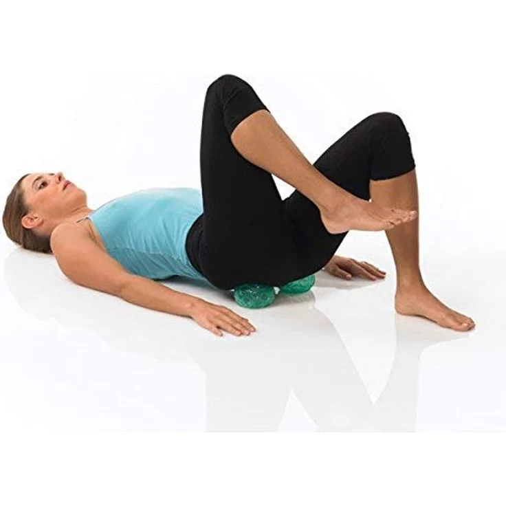 Green Franklin Balls Set of 2. Use as massage ball & Pilates – Bild 3