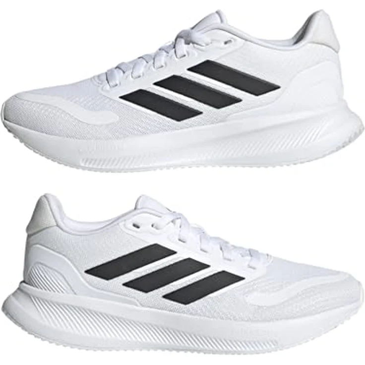 Adidas Runfalcon 5 Kids Schuh, Laufschuhe aus recycelten Materialien, bequem – Bild 6