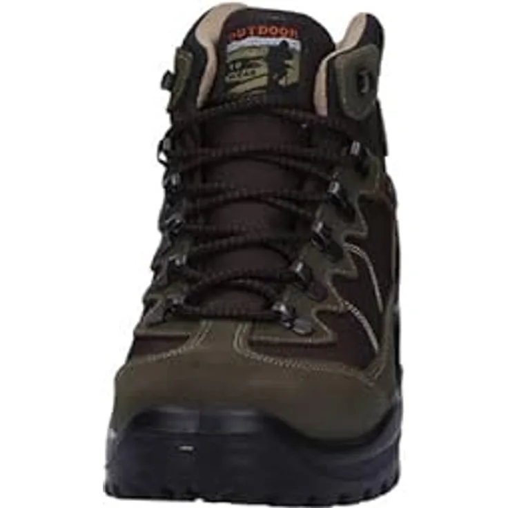 Grisport Schnürstiefel, Wanderschuhe in oliv, Gr. 39