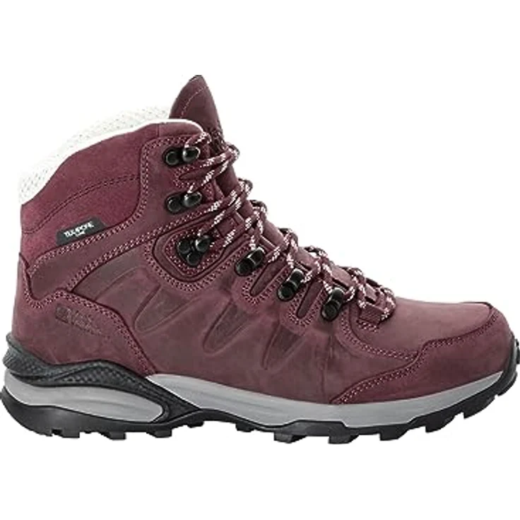 Jack Wolfskin REFUGIO PRIME TEXAPORE MID W, Damen Trekkingschuh aus geöltem Nubukleder, wasserdicht und atmungsaktiv – Bild 1