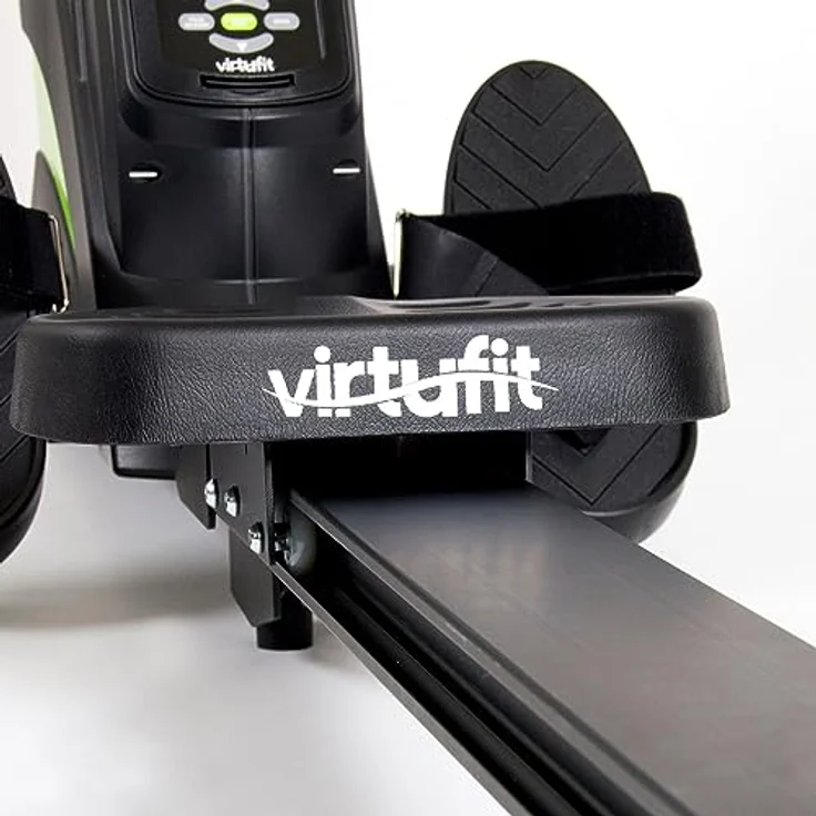 VirtuFit Ergometer Rudergerät Semi-Pro, mit Bluetooth, Tablethalter und 34 Trainingsprogrammen, Schwarz – Bild 4