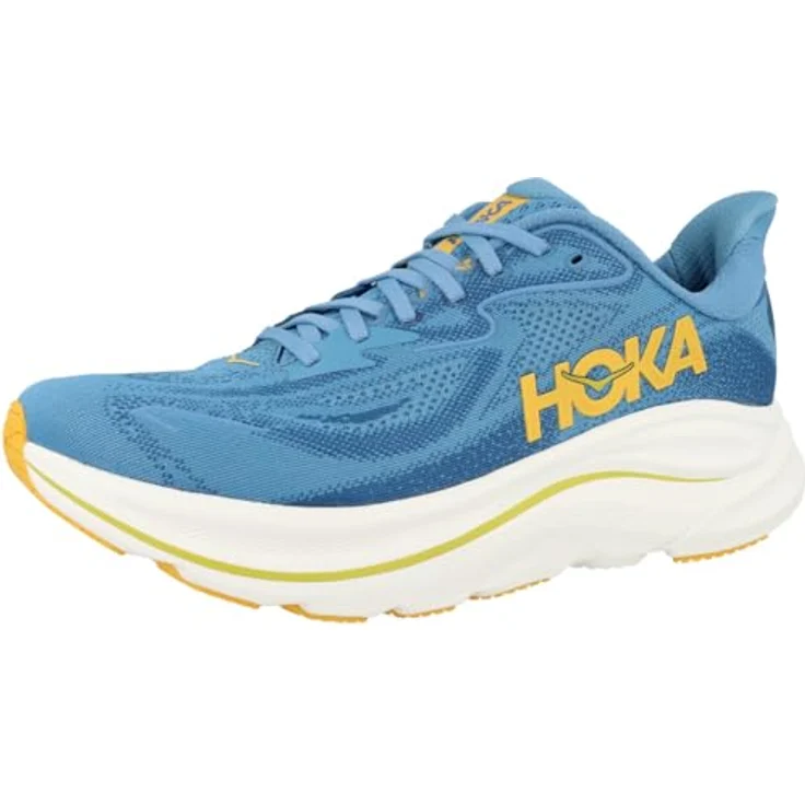 Hoka Clifton 10 - 68003, Herren Laufschuhe mit optimaler Dämpfung und atmungsaktivem Obermaterial, Blau, Größe 44 2/3 – Bild 4