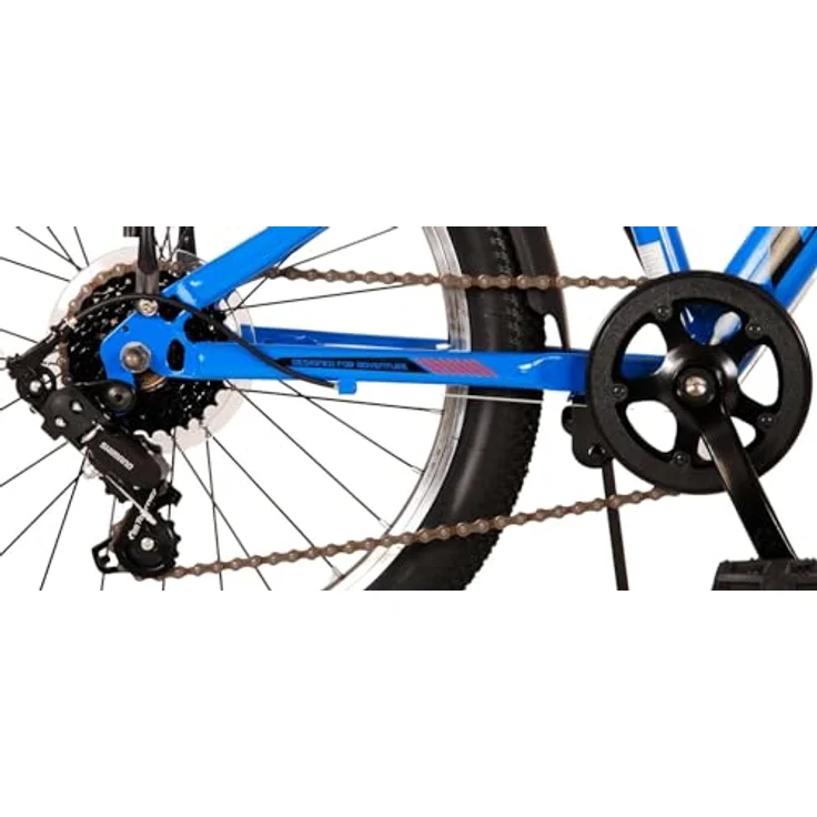 Volare Cross Kinderfahrrad - Jungen - 20 Zoll - in verschiedenen Farben, 6 Gänge - bis 115 kg, 85% zusammengebaut, 2 Handbremsen, 6 - 8 Jahre – Bild 6