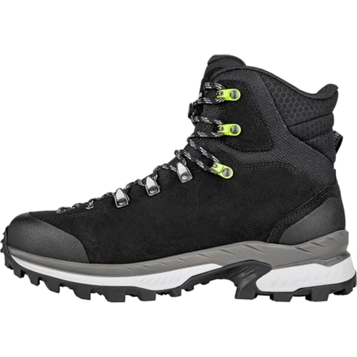 LOWA RANDIR GTX MID, wasserdichte Wanderschuhe für mittelbreite Füße, schwarz/grau, Größe 44 – Bild 3