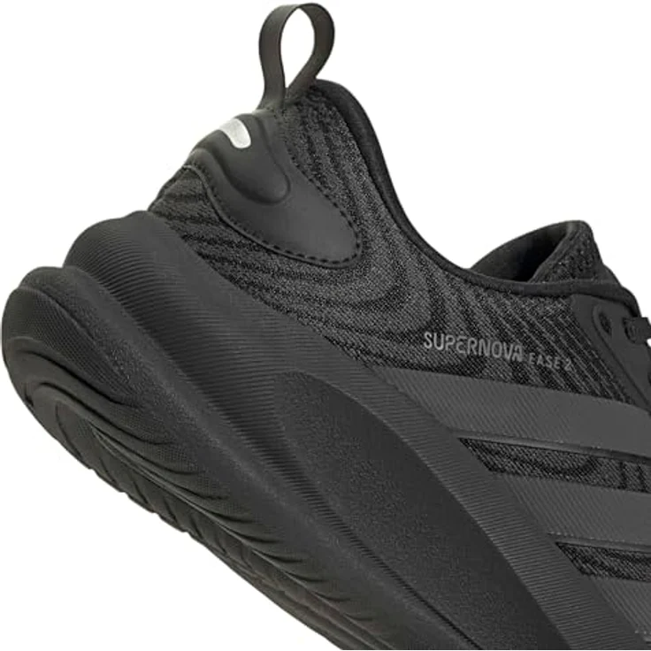 Adidas Supernova Ease 2, Laufschuhe für Herren mit atmungsaktivem Obermaterial und reaktionsfreudiger EVA-Mittelsohle, schwarz – Bild 5