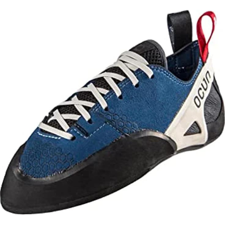 Ocun Advancer Lu, Damen Kletterschuhe mit fortschrittlicher Konstruktion und verstellbarer Schnürung, Blau – Bild 1