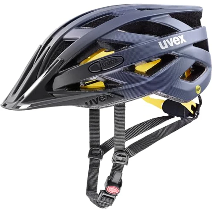 Uvex Sports i-vo cc MIPS, Velohelm mit 24 Belüftungsöffnungen und Sonnenblende, midnight-silver matt, 56 - 60 cm – Bild 1
