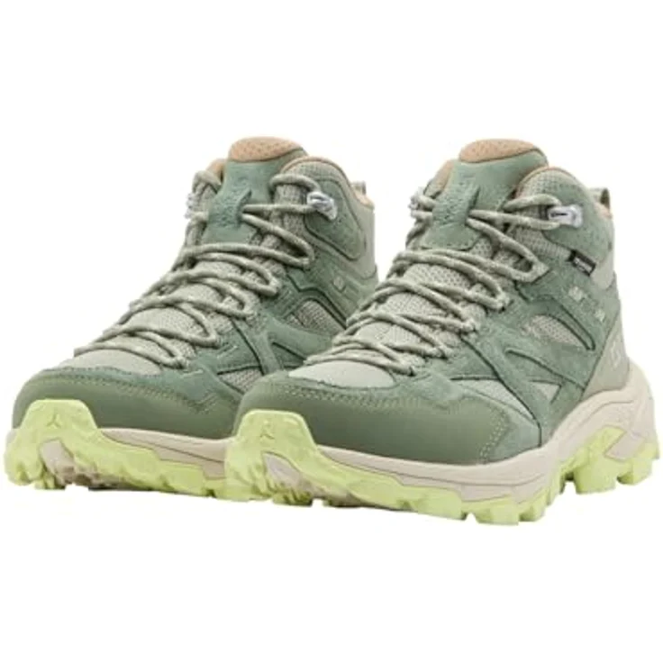 Jack Wolfskin Vojo Tour Texapore Mid W, Damen Wanderschuhe mit wasserdichtem Wetterschutz, Grün, Größe 37 – Bild 7