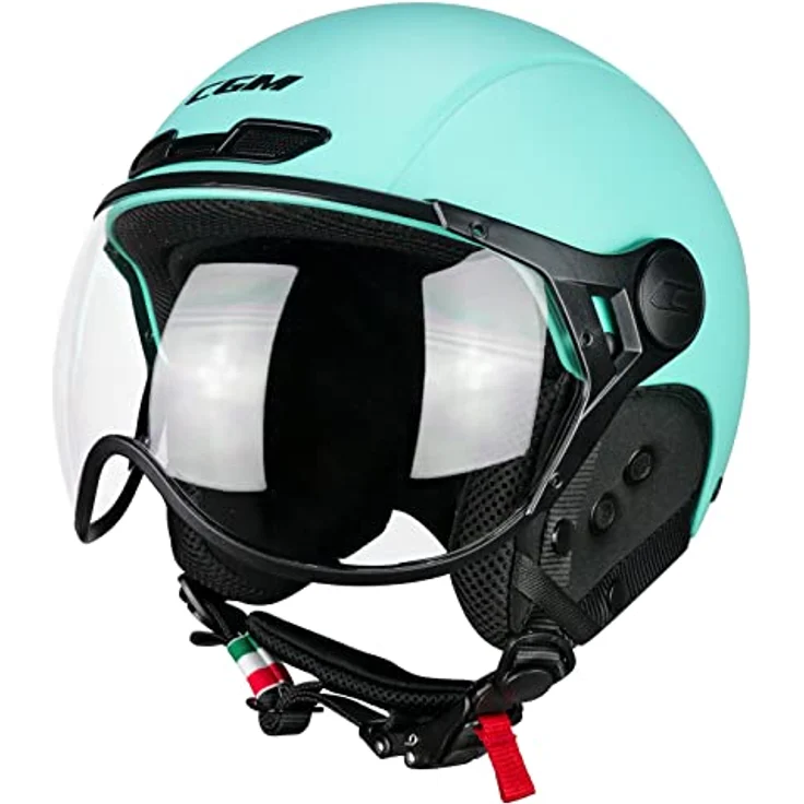 CGM Ebi Mono, Velohelm, 55 - 56 cm, leicht, mit integrierter Belüftung und reflektierenden Elementen – Bild 3