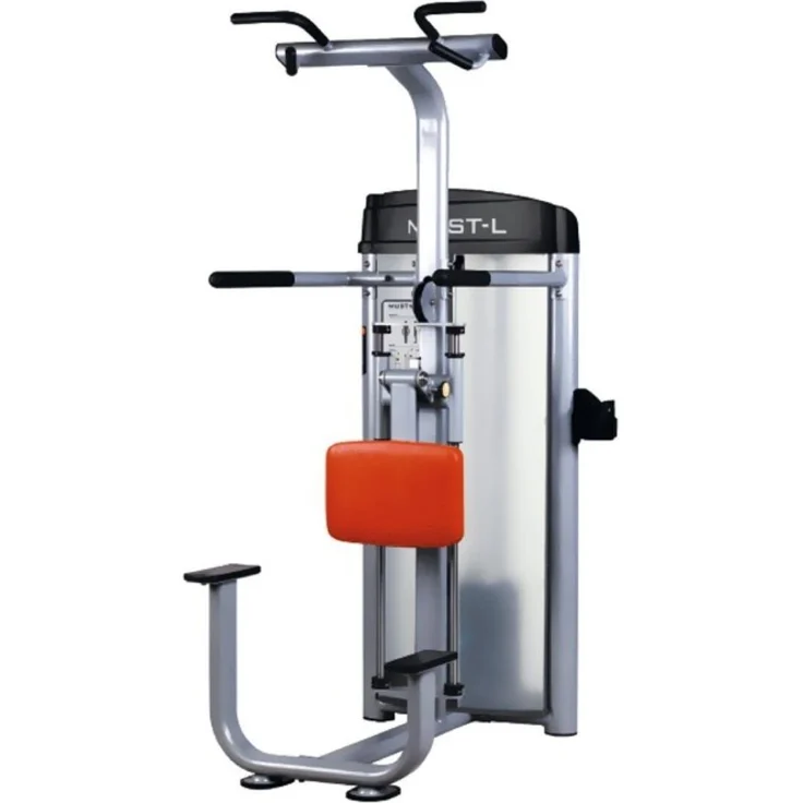 Stex Fitness Europe Kraftstation Klimmzug- & Dip-Maschine, schwarz, multifunktionales Oberkörpertraining für Homegym & Fitnessstudio