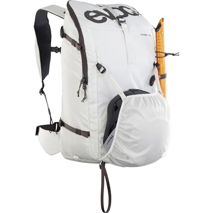 EVOC SUMMIT 30 Wanderrucksack, Sportrucksack mit ergonomischem Tragesystem, Lawinenfach und Trinkblasenfach, 30 l Volumen, Sand – Bild 3