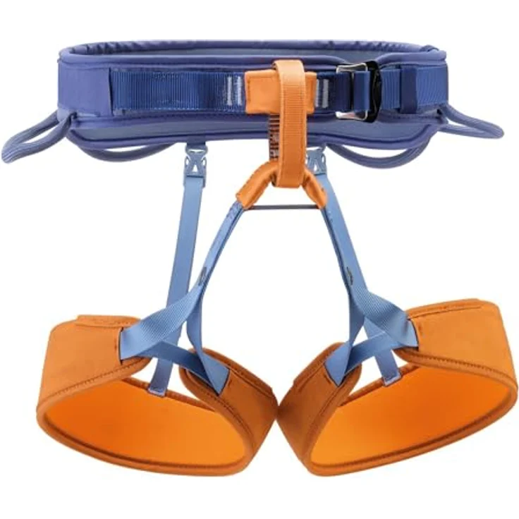 PETZL CORAX LT Unisex Klettergurt, Indigo Blue, M mit FRAME Technology, gepolsterten Beinschlaufen und recyceltem Polyester – Bild 1