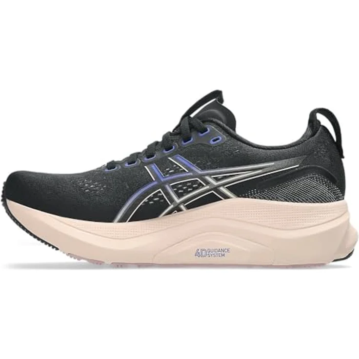 ASICS GEL-Kayano 32 Damen Laufschuhe, stabilisierende Konstruktion, atmungsaktives Mesh, FF Blast™ Plus-Schaumstoff, PureGEL™-Technologie, Hybrid Asicsgrip™, schwarz, EU 41,5 – Bild 8