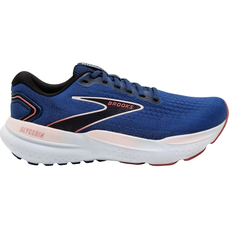Brooks Damen Laufschuhe Glycerin 21, komfortable Laufschuhe mit Dämpfung, blue/icy pink/rose, Größe 8 – Bild 1