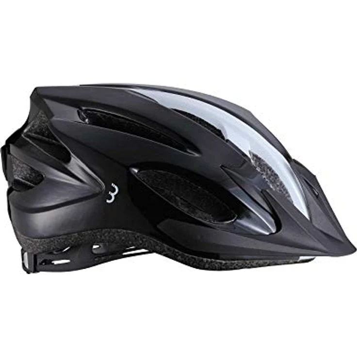 BBB BHE-35 Condor Fahrradhelm, leichter Allroundhelm mit 18 Ventilationsöffnungen, Weiß/Schwarz (54–58 cm) – Bild 9