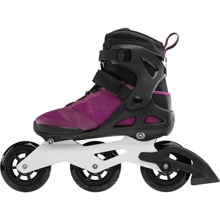 Rollerblade Macroblade 100 3WD W, Damen Inline-Skates mit hoher Schaftstabilität, 100 mm Rollen, violett/schwarz – Bild 2