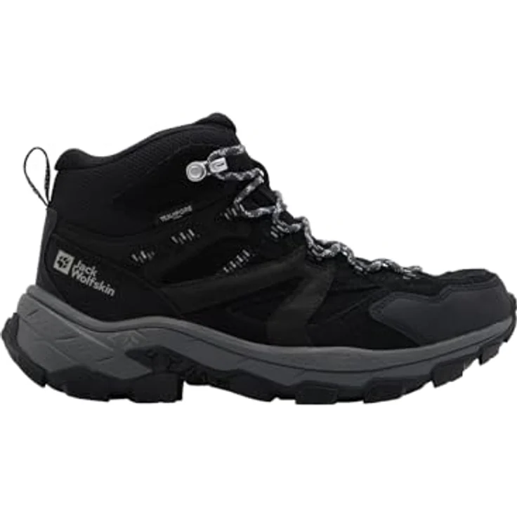 Jack Wolfskin Vojo Tour LT Texapore Mid W, Damen Wanderschuhe mit wasserdichtem Wetterschutz, Grau, Größe 42 – Bild 2