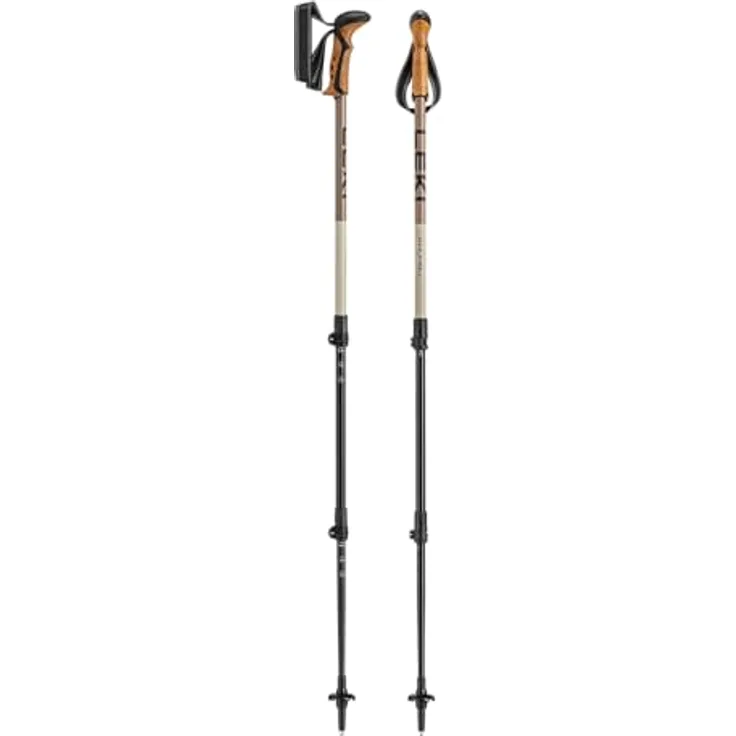 LEKI Khumbu, Ultraleichter Trekkingstock mit ergonomischem Griff und verstellbarer Schlaufe, Aluminium HTS 6.5