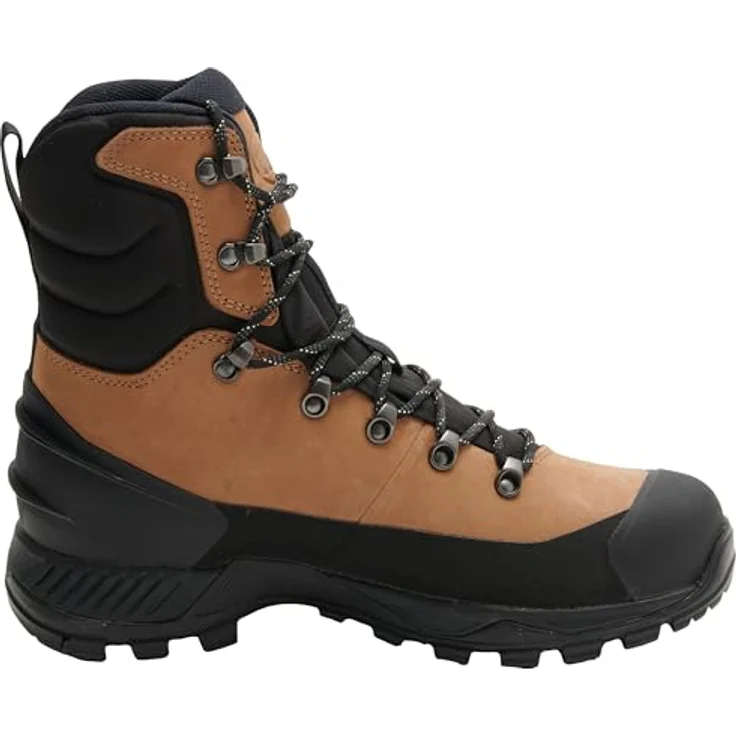 Mammut Blackfin Leather High GTX Men, Herren Wanderschuhe mit wasserfester GORE-TEX-Membran und Vibram ICETREK-Sohle, Braun-Schwarz, Größe 44 – Bild 4