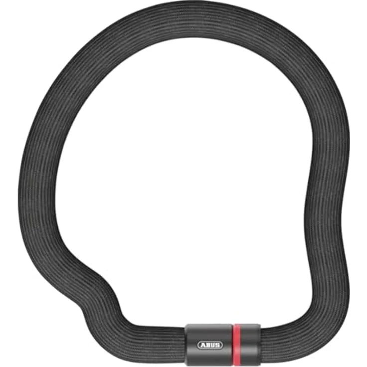 Abus Goose Lock, Veloschloss (110 cm) aus gehärtetem Stahl mit Schwanenhals und Schaumstoffhülle – Bild 1