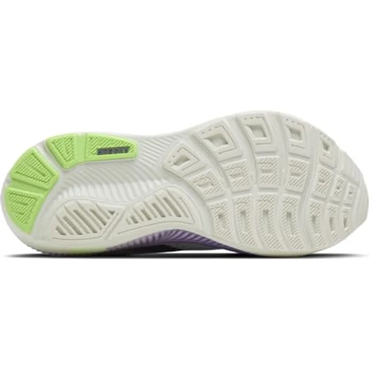 Brooks Ghost 18, Damen Laufschuhe in Weiß/Purpur, atmungsaktives Mesh-Obermaterial, DNA LOFT-Dämpfung, stabilisierende Fersenkappe – Bild 2